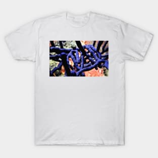 Purple Finger Coral on Reef T-Shirt